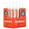 Big Stretch 10.5 Oz Sashco 10006 Clear, Water-Based Elastomeric Sealant 10006 - alternate 4